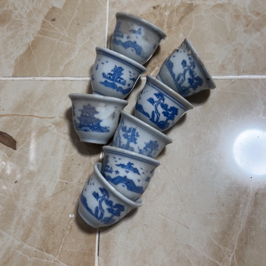 杯景德镇陶瓷青花杯