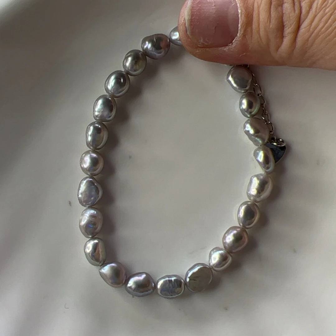 合金淡水珍珠戒指315