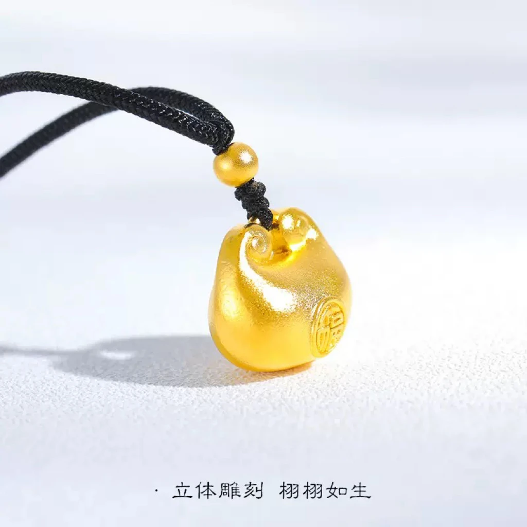 ZY381小胖福珠珠吊坠家居饰品轻奢高定