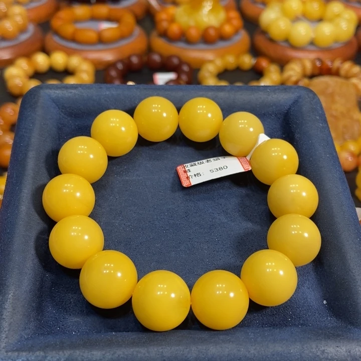 蜜蜡手链未镶嵌蜜蜡