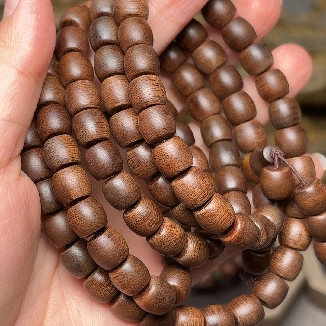 沉香手串越南芽庄绿棋楠0.8✖️108