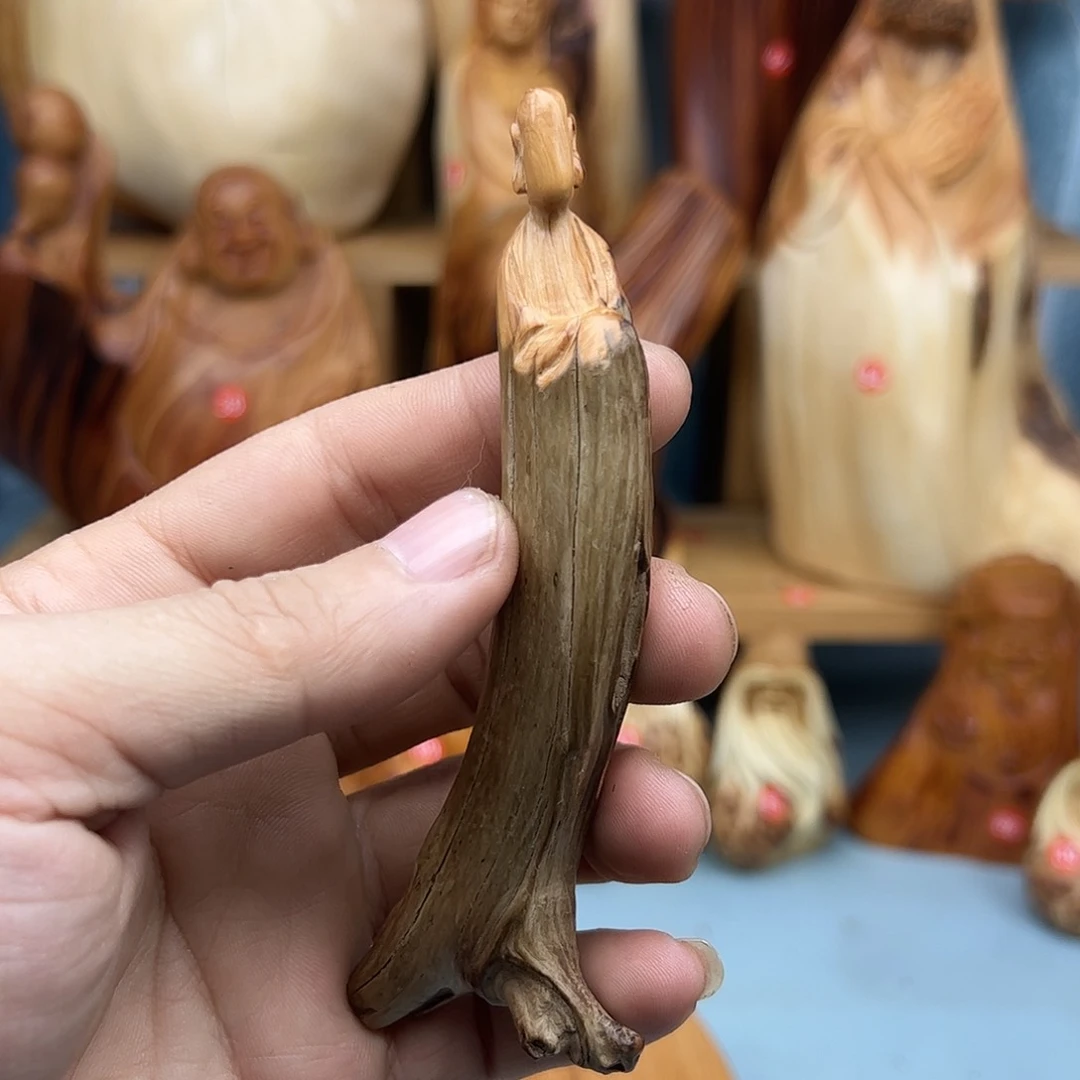 木用****6柏木摆件手把件