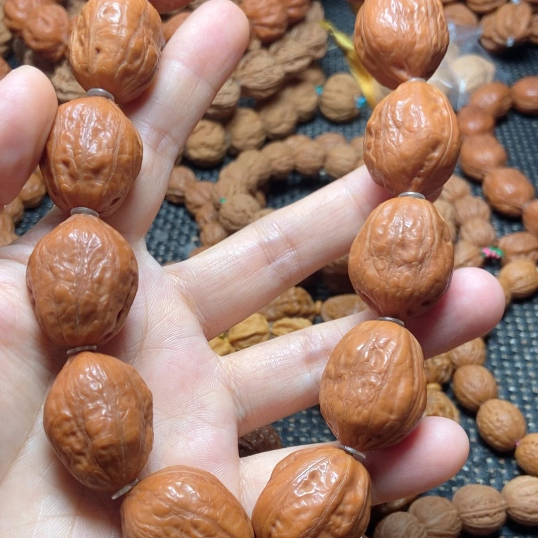 吊坠文玩核桃大红枣手持