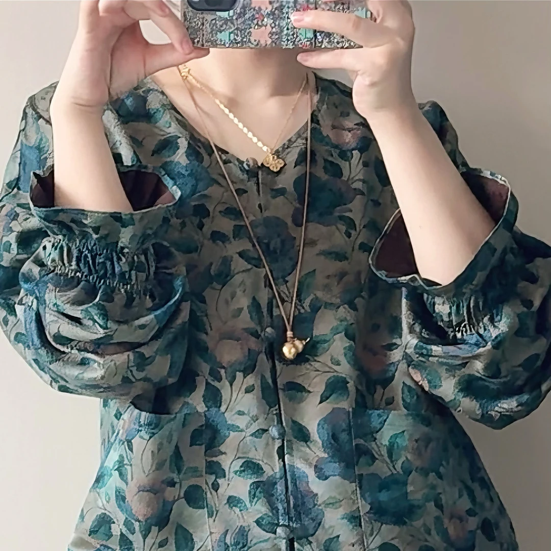 香云纱桑蚕丝老料外套