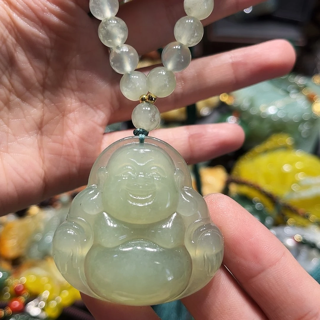 未镶嵌岫玉毛衣链