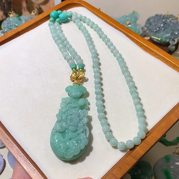 颈饰未镶嵌翡翠翡翠吊坠