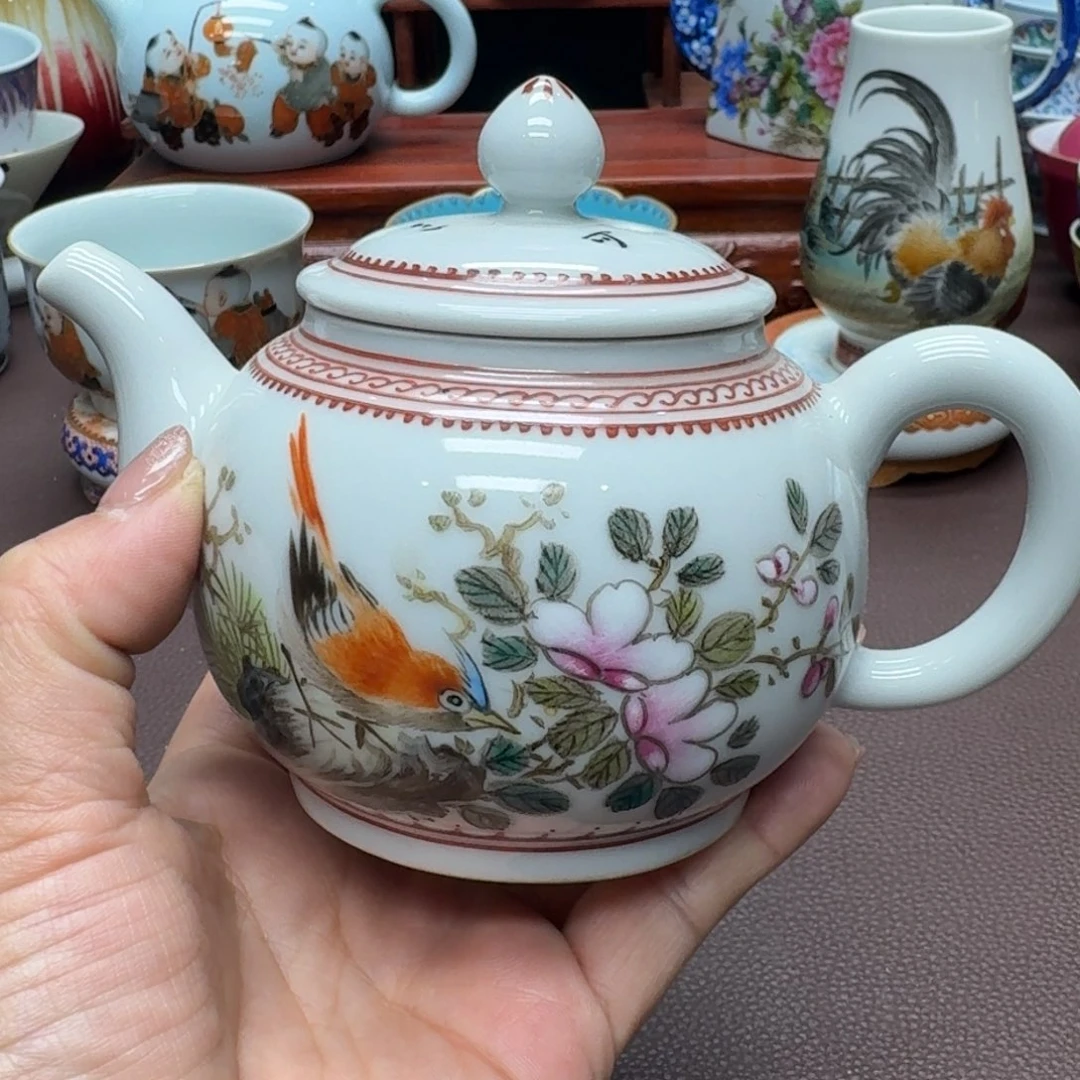 瓷片景德镇仿古手工制作精品展示