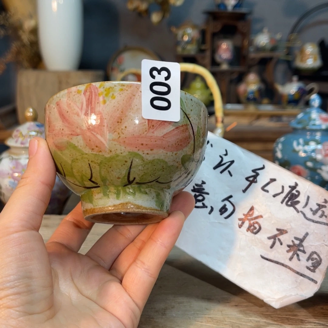 壶陶素浅陶瓷手工手绘
