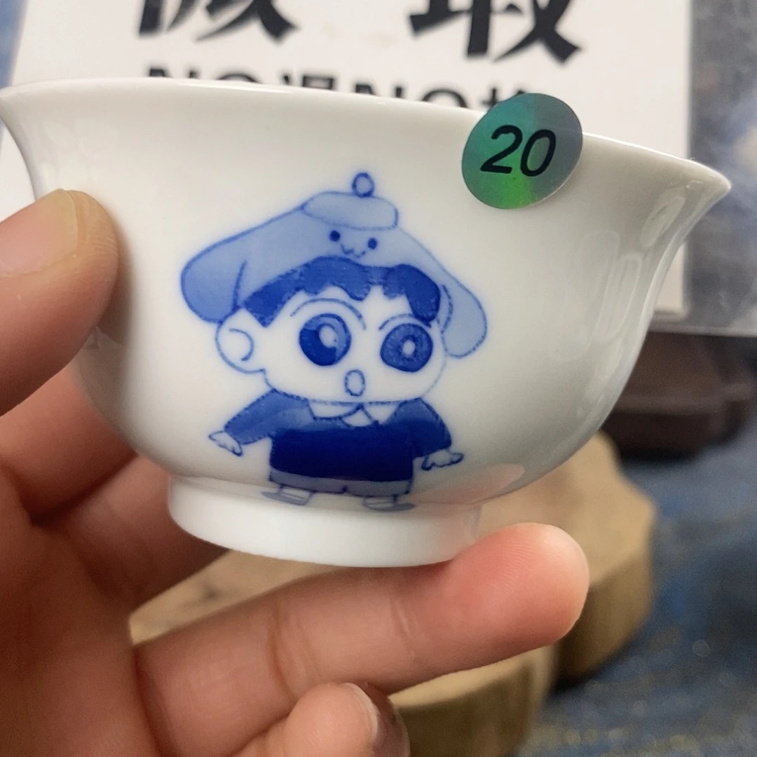 瓷片景德镇手绘青花茶器20
