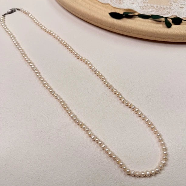 【六六中古】孤品淡水珍珠项链ew460链长64