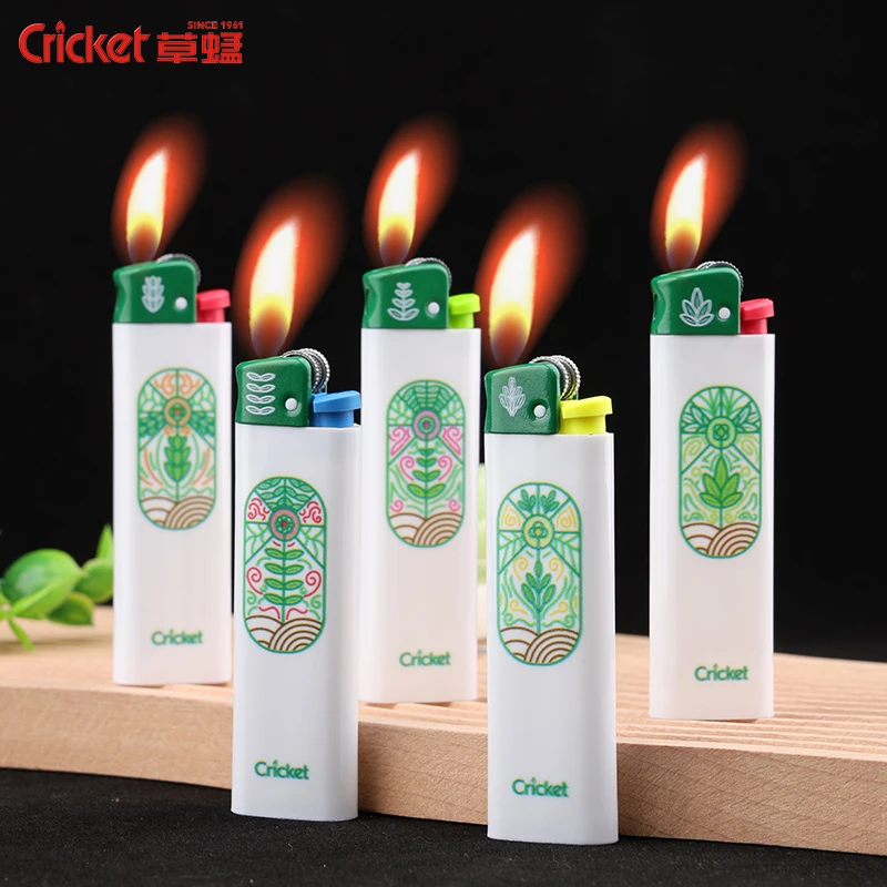 cricket草蜢砂轮打火机刻字印字广告个性创意潮明火滑轮原装进口
