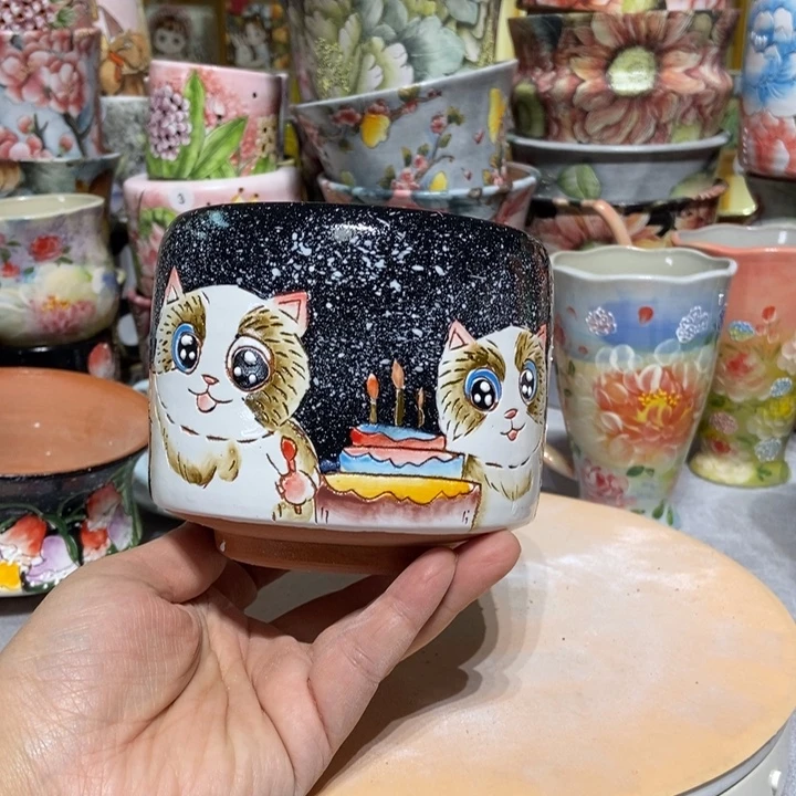 景德镇艺术手绘作品