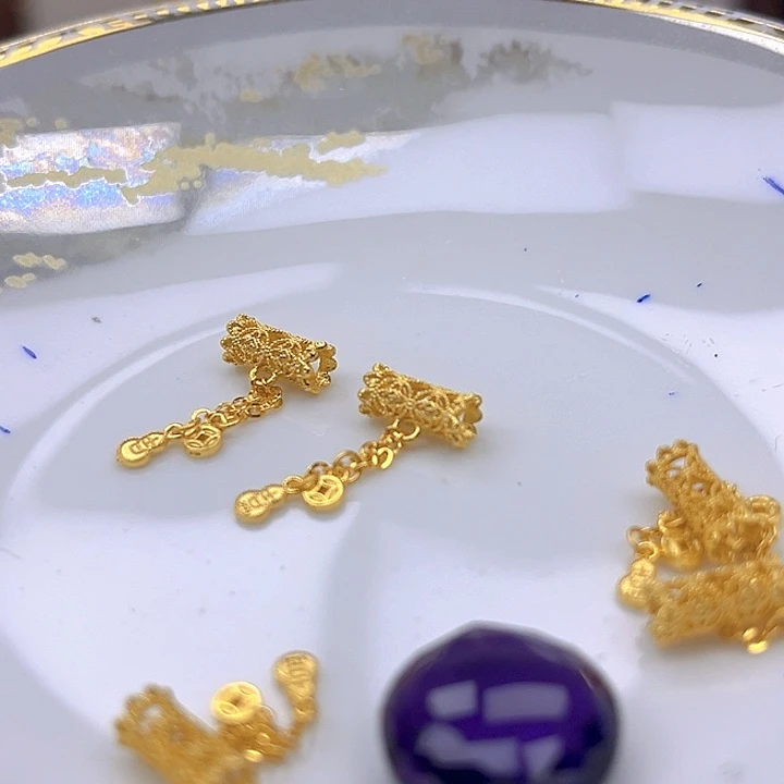 银S925镶嵌颈饰紫晶紫晶925镶嵌69