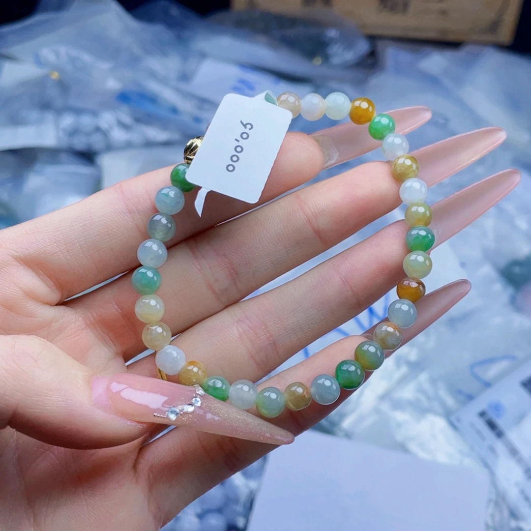 翡翠未镶嵌手链手串