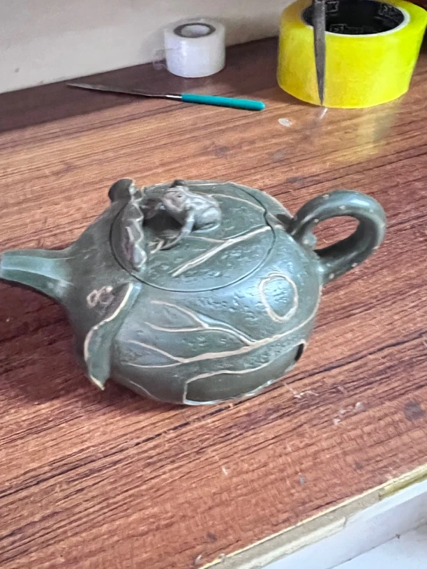 紫砂壶青蛙壶全手工制作