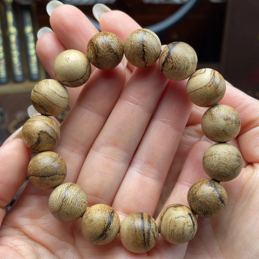 手串沉香天然野达拉干沉香1.4单圈 14克