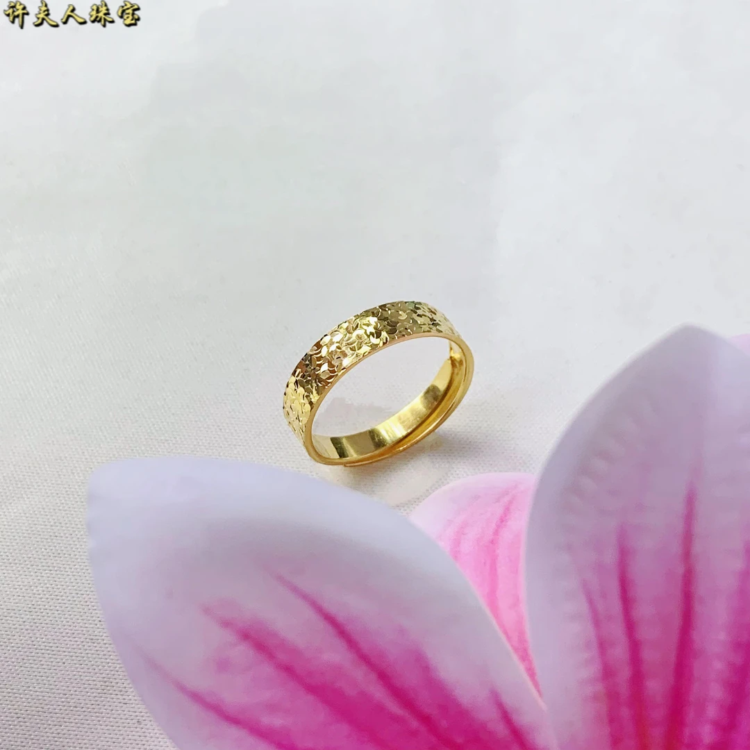 足银戒指 足银  时尚百搭精致小众 碎碎冰活口戒指