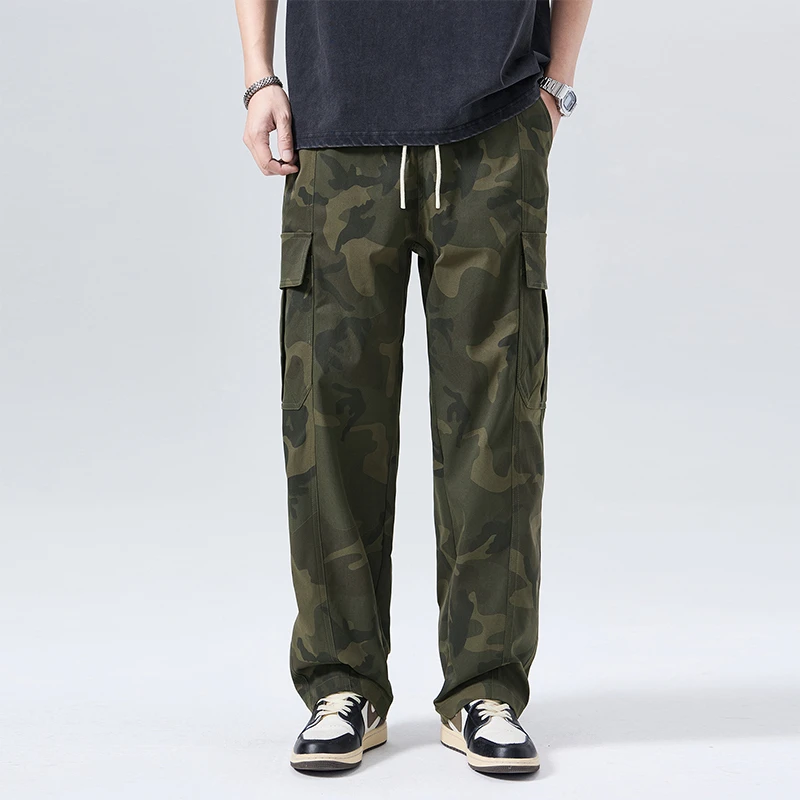 迷彩机能工装裤经典爆款衍生休闲时尚裤工装裤多口袋春秋美式裤子