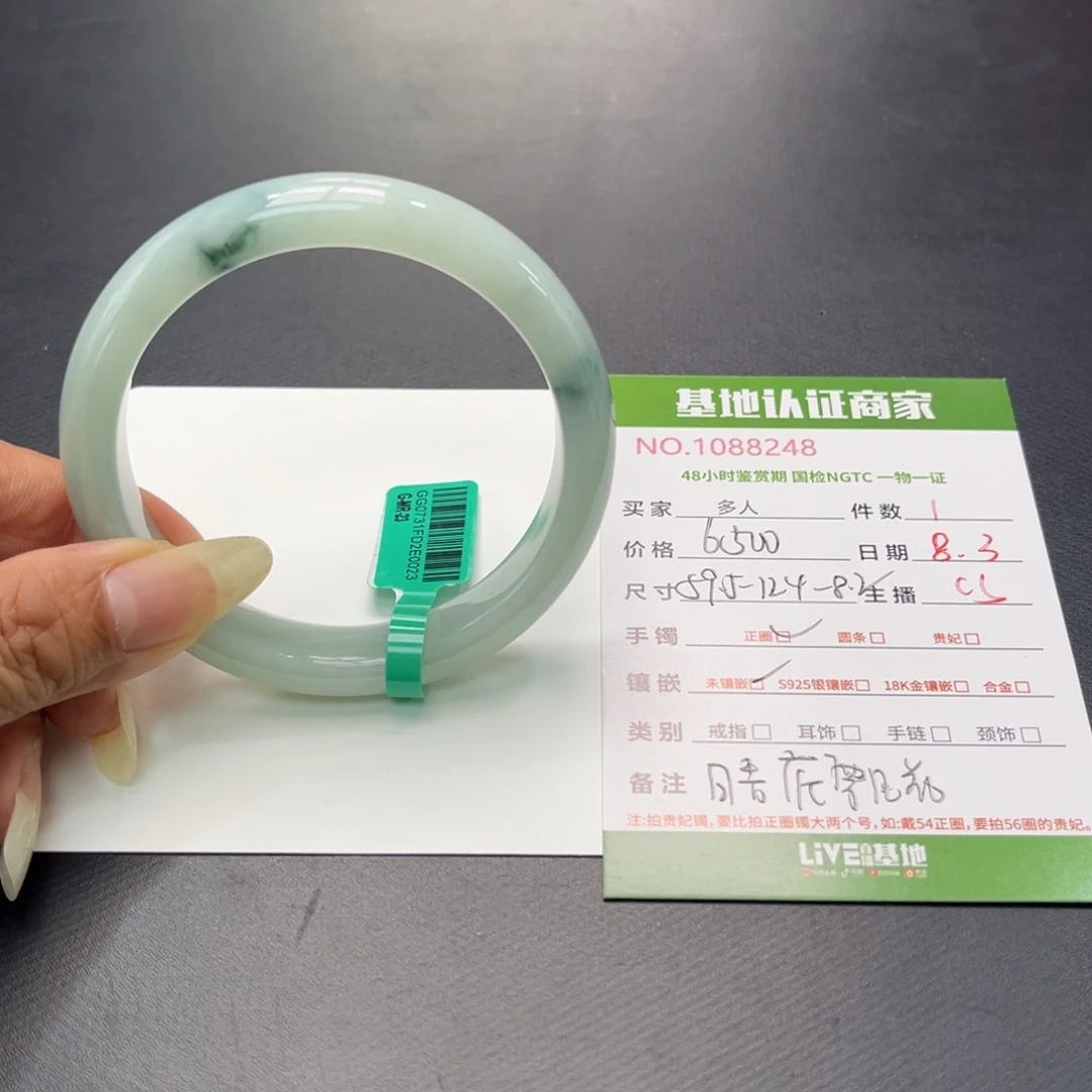 翡翠手镯未镶嵌多人