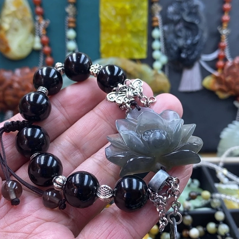 【闪购商品】未镶嵌岫玉手牌