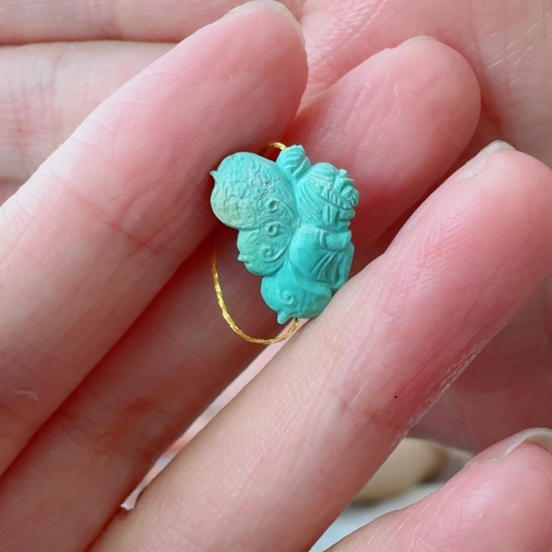 未镶嵌绿松石珠宝奇石