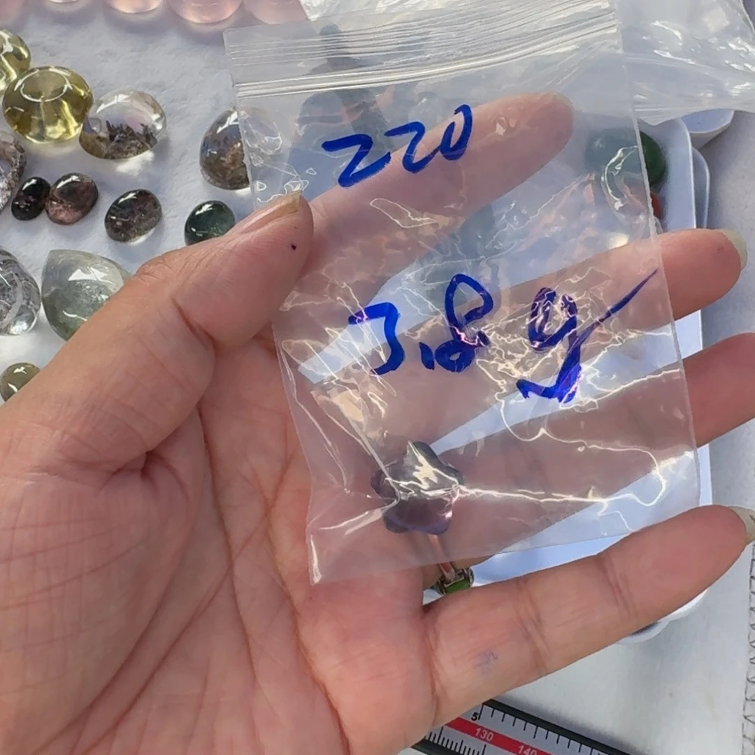 紫晶银S925镶嵌珠宝半成品紫水星星小富婆