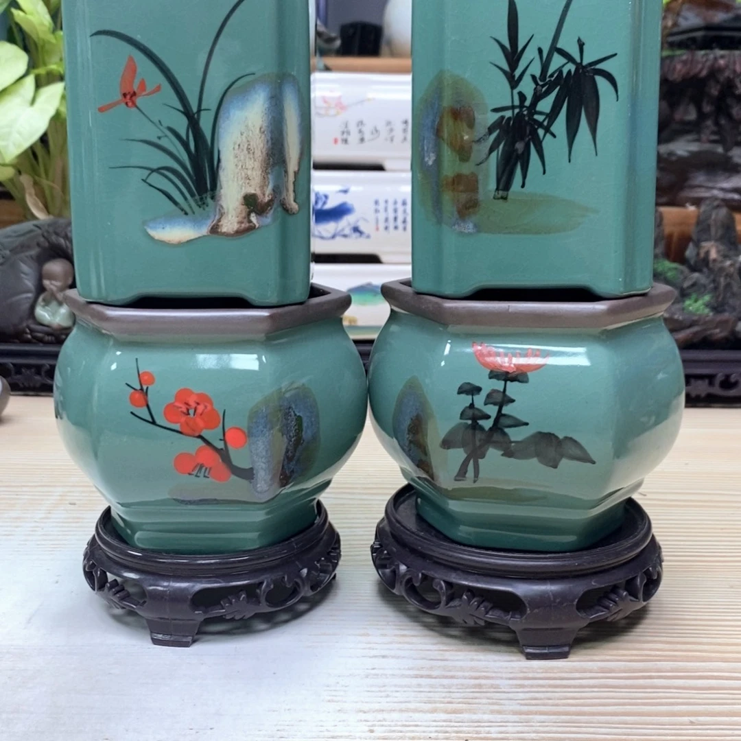 紫砂花盆陶瓷艺术花盆陶瓷