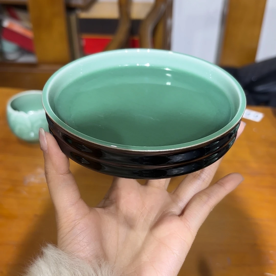 龙泉云间青瓷小米茶器