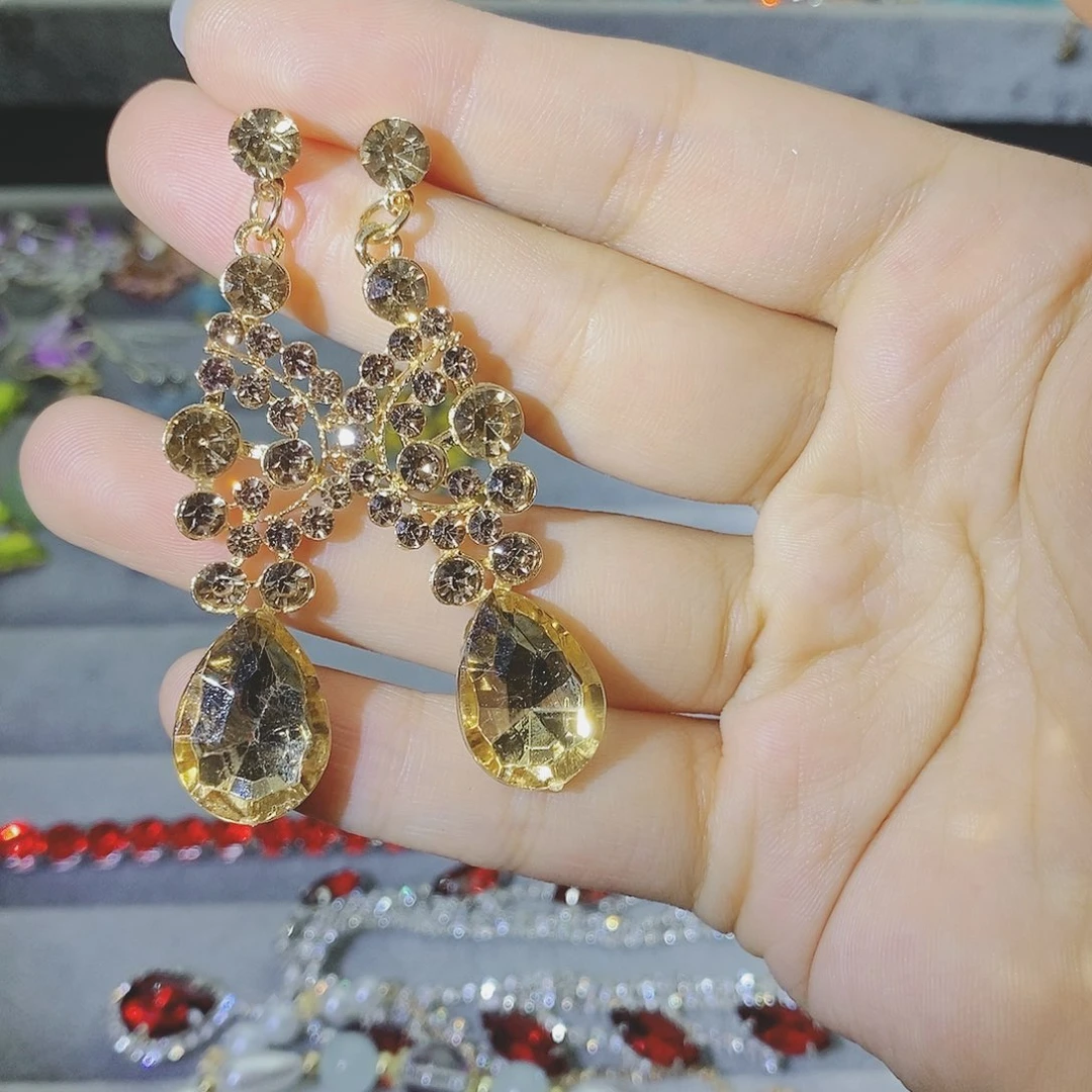 【闪购商品】银S925镶嵌耳饰托帕石