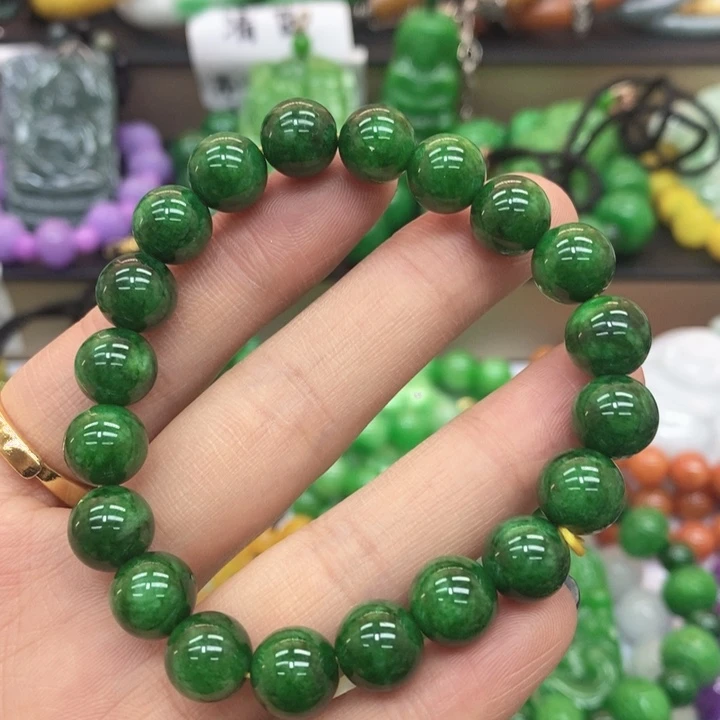 翡翠未镶嵌颈饰手链2