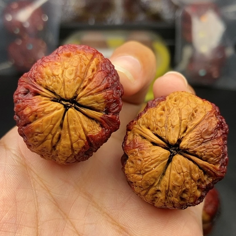 【闪购商品】把件文玩核桃35尺蛇皮球