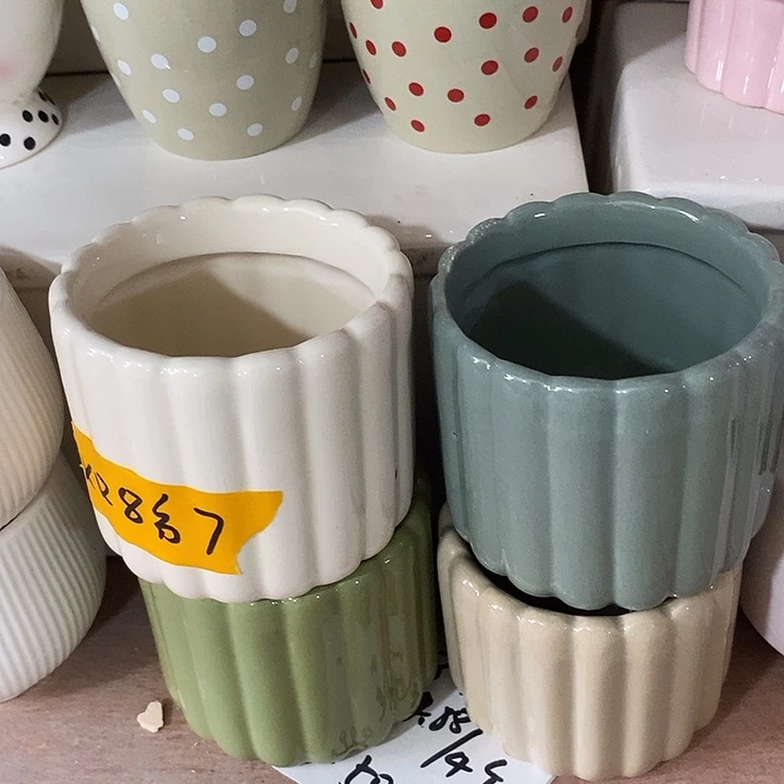 摆件陶盆有孔 微瑕介意勿拍