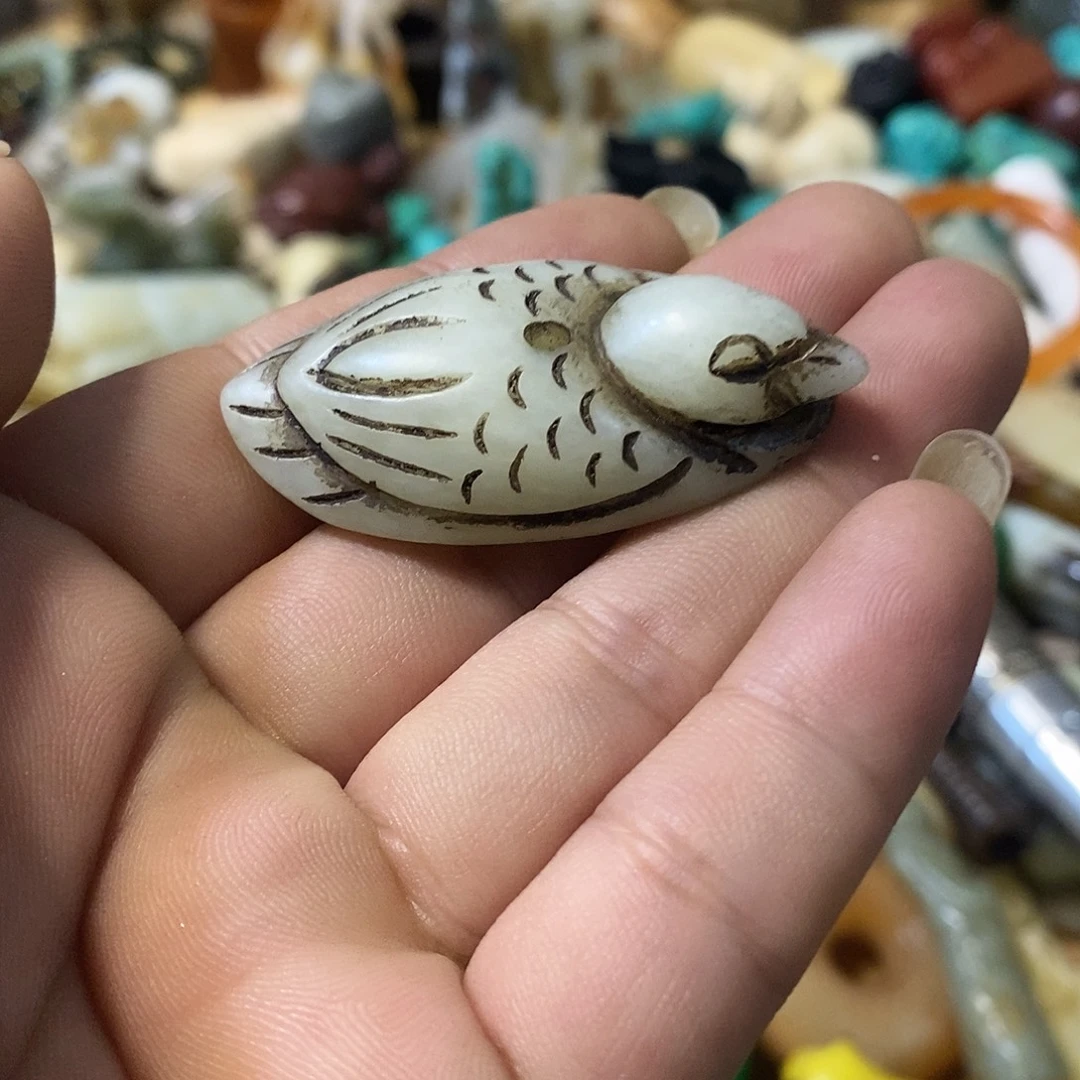 和田玉（糖玉）未镶嵌挂件