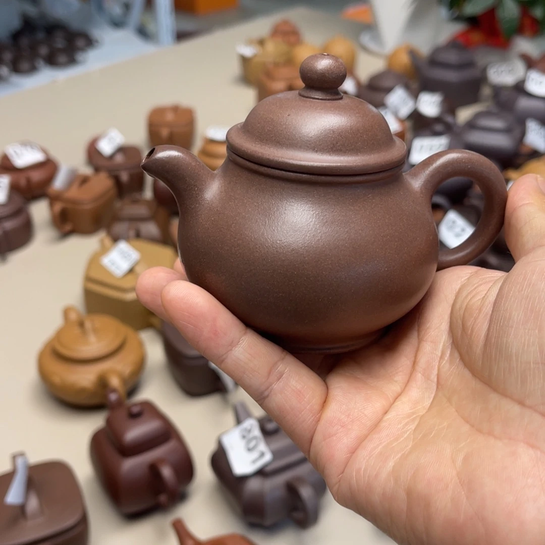 茶壶紫砂微瑕潘壶160毫升