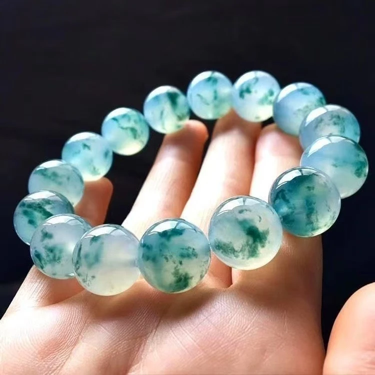 高端冰飘花手链珠子