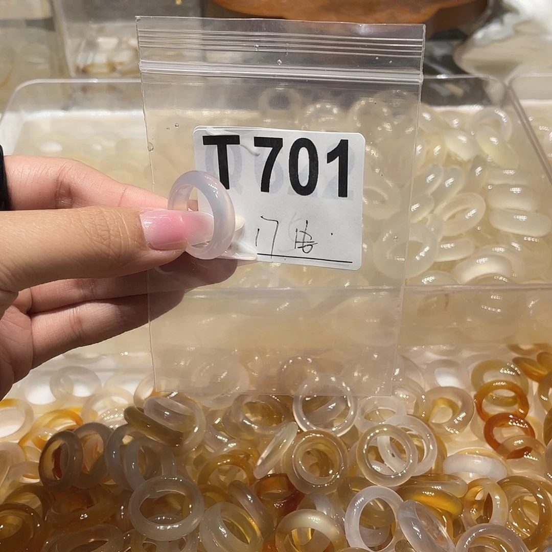 玛瑙/玉髓未镶嵌戒指701