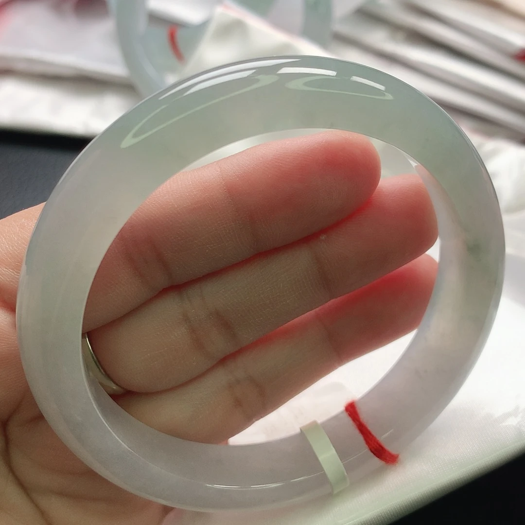 翡翠未镶嵌手镯缅甸58.59