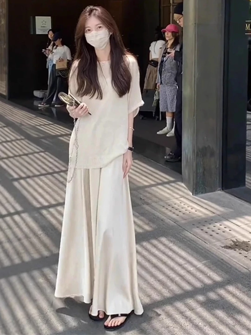 2025超火一套夏装韩系贵气感御姐穿搭套装女装上衣裙子夏天两件套