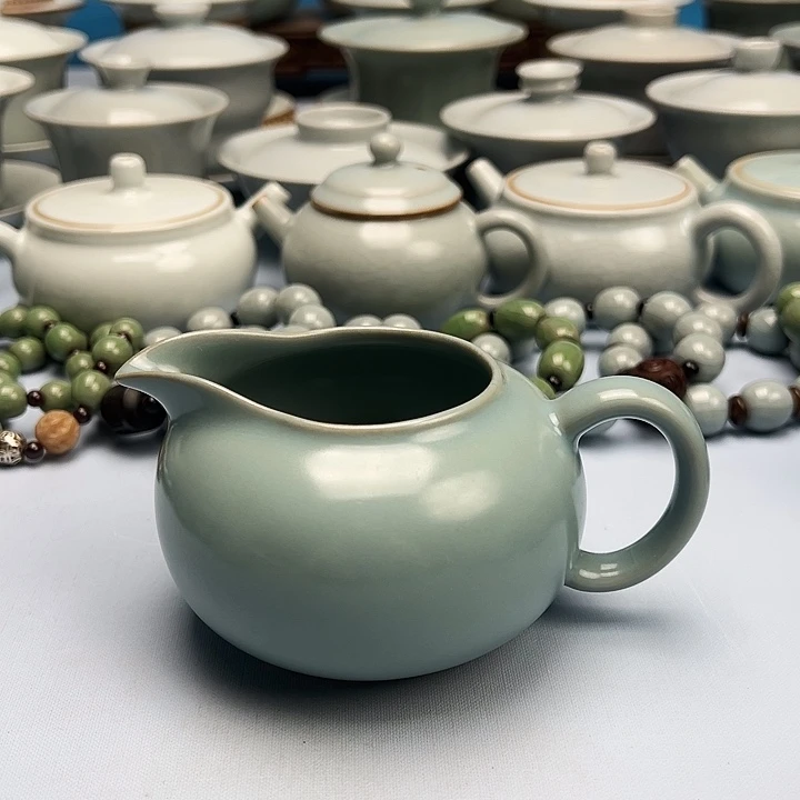 杯微微暇仿古釉公道杯原矿原釉原产地