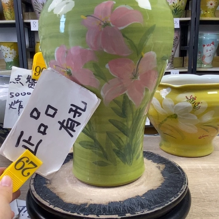 景德镇高温陶瓷花盆