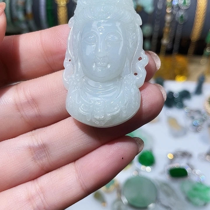 翡翠未镶嵌颈饰天然翡翠