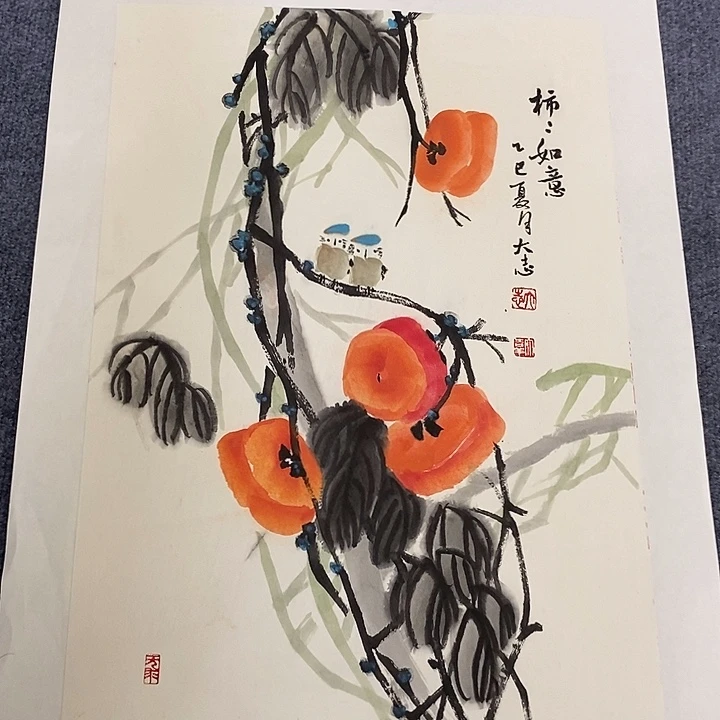 国画纯手绘写意画作45*68