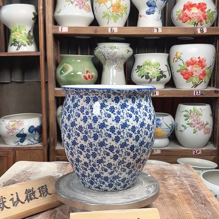 摆件圆口亮面星星陶瓷