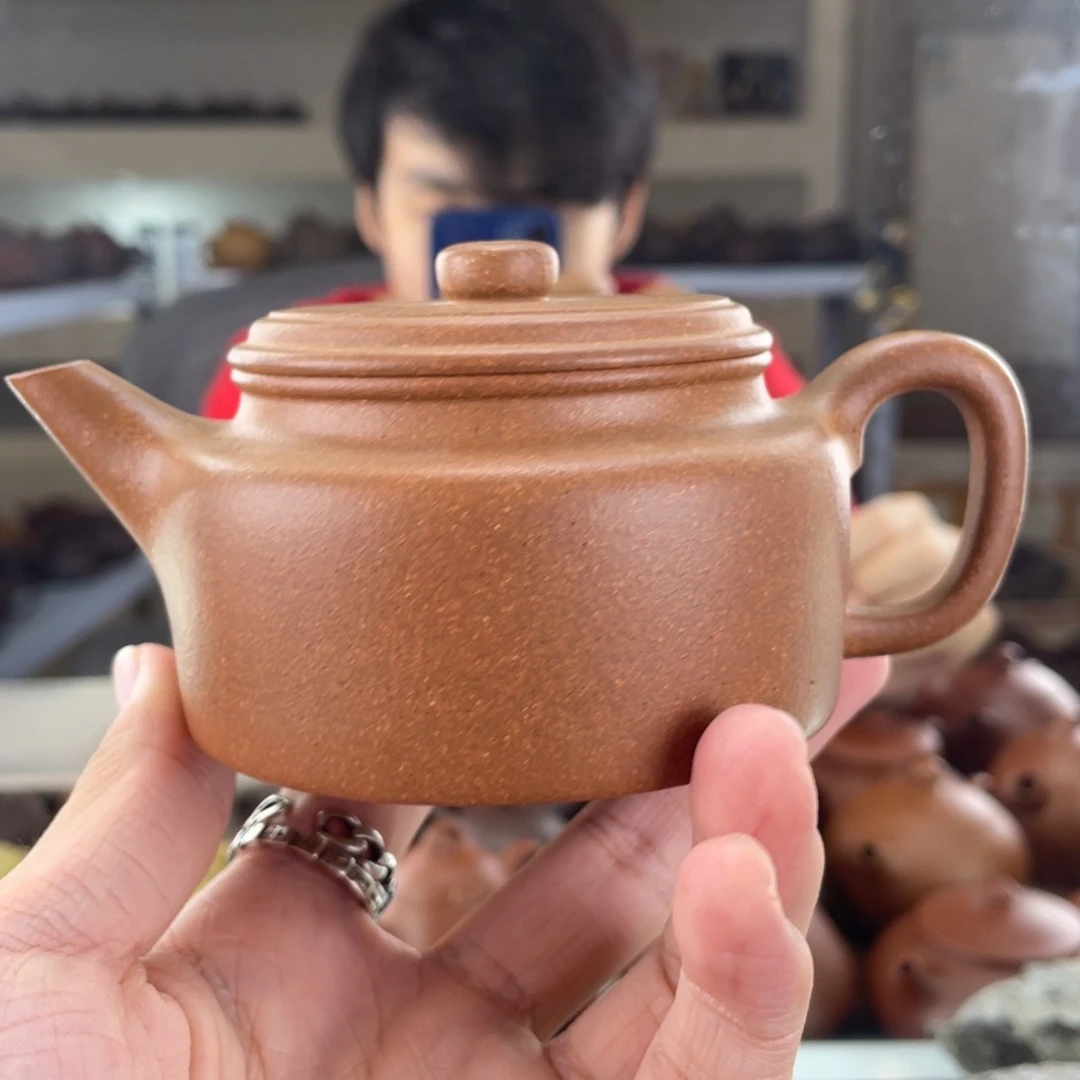 紫砂茶壶200cc黄降坡茶壶