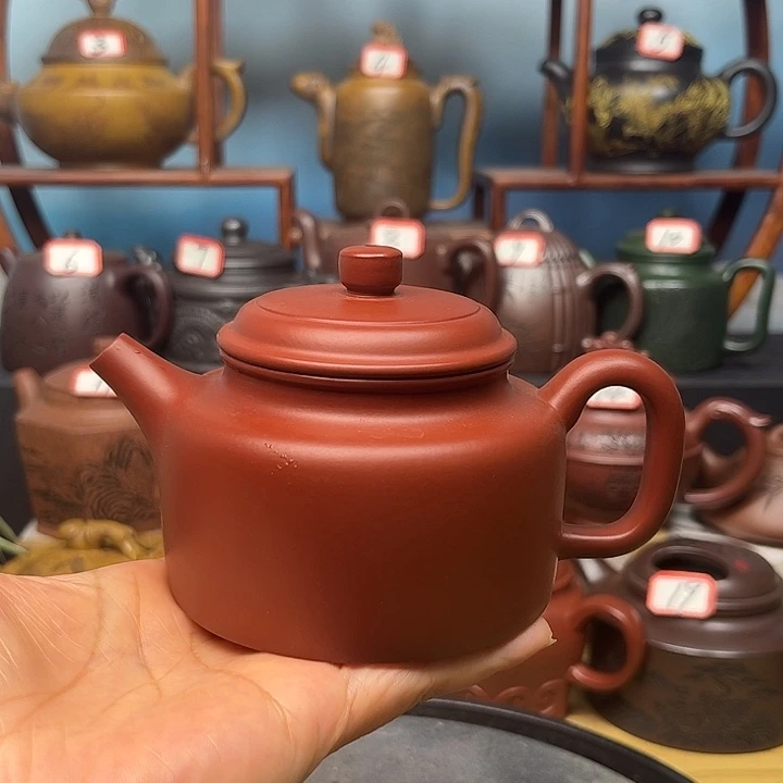 茶壶紫砂微瑕不带证书礼盒220cc