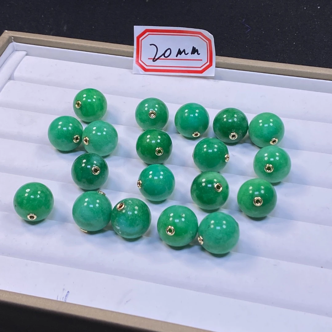 浅绿20mm单珠吊坠发一个L96