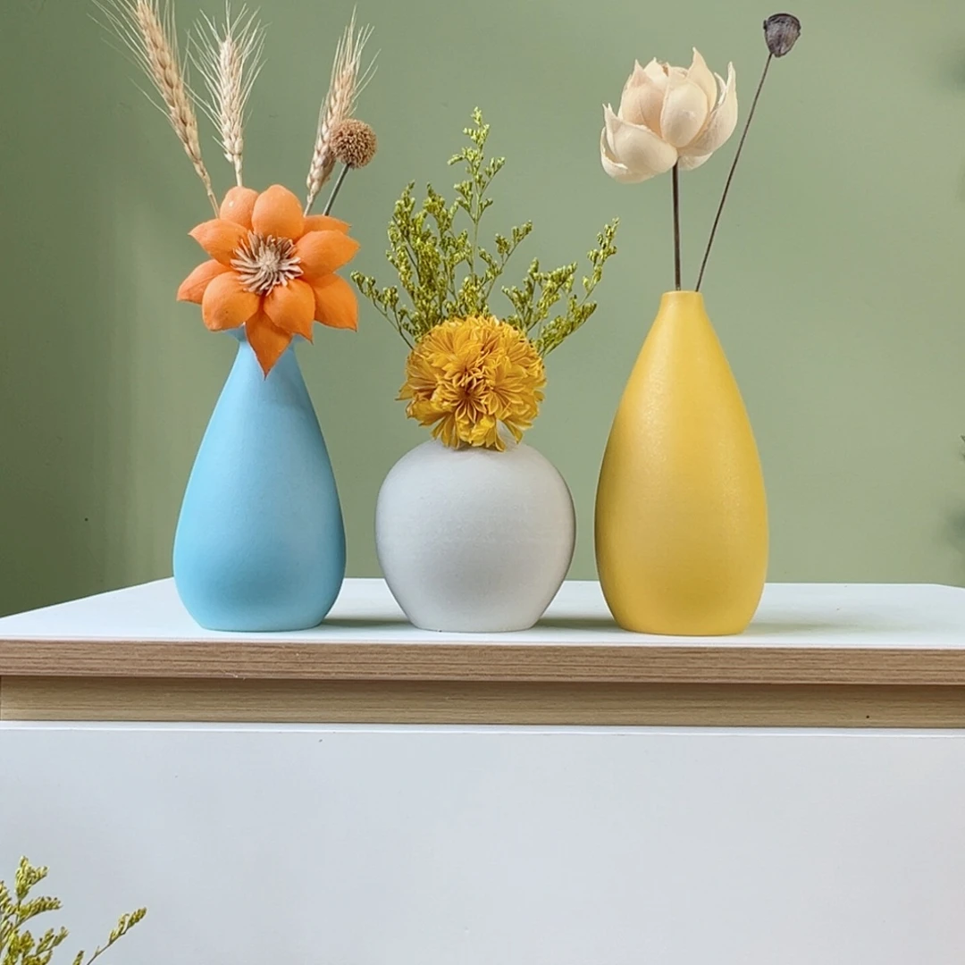 摆件花瓶带花高度20-30厘米左右