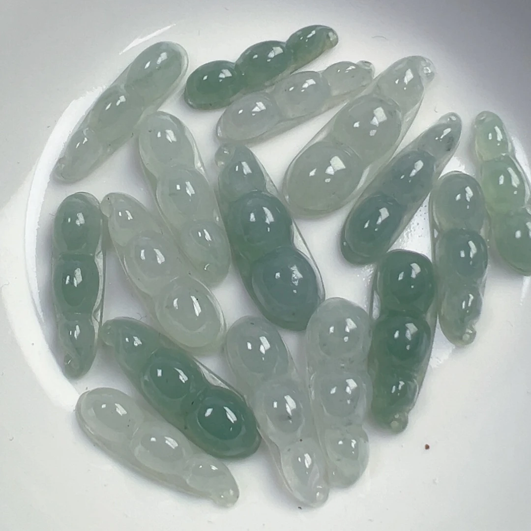 翡翠散珠翡翠福豆一个可挑