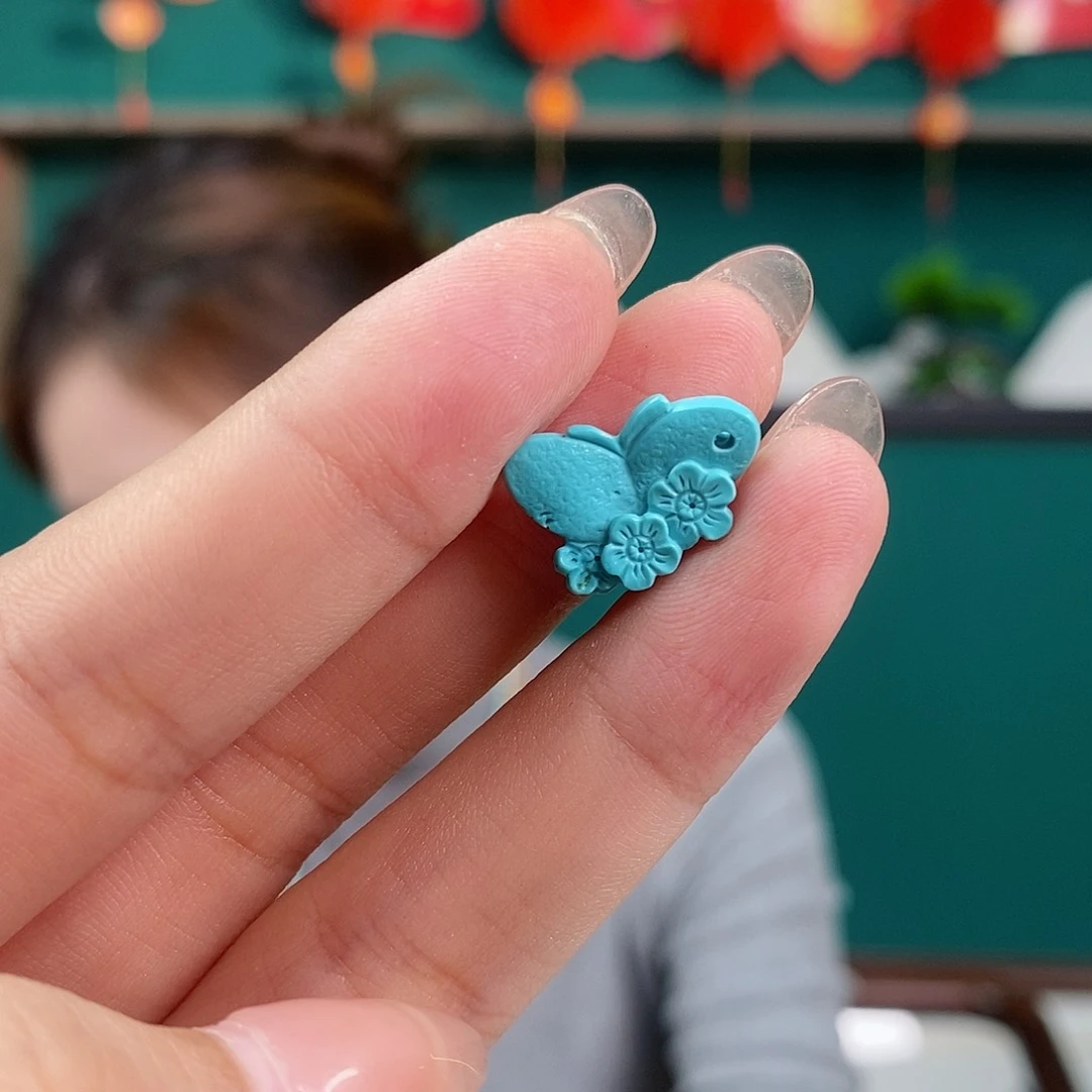 绿松石珠宝奇石未镶嵌