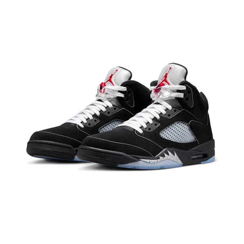 Jordan Air Jordan 5 高帮黑色 复古篮球鞋 HF3975-001